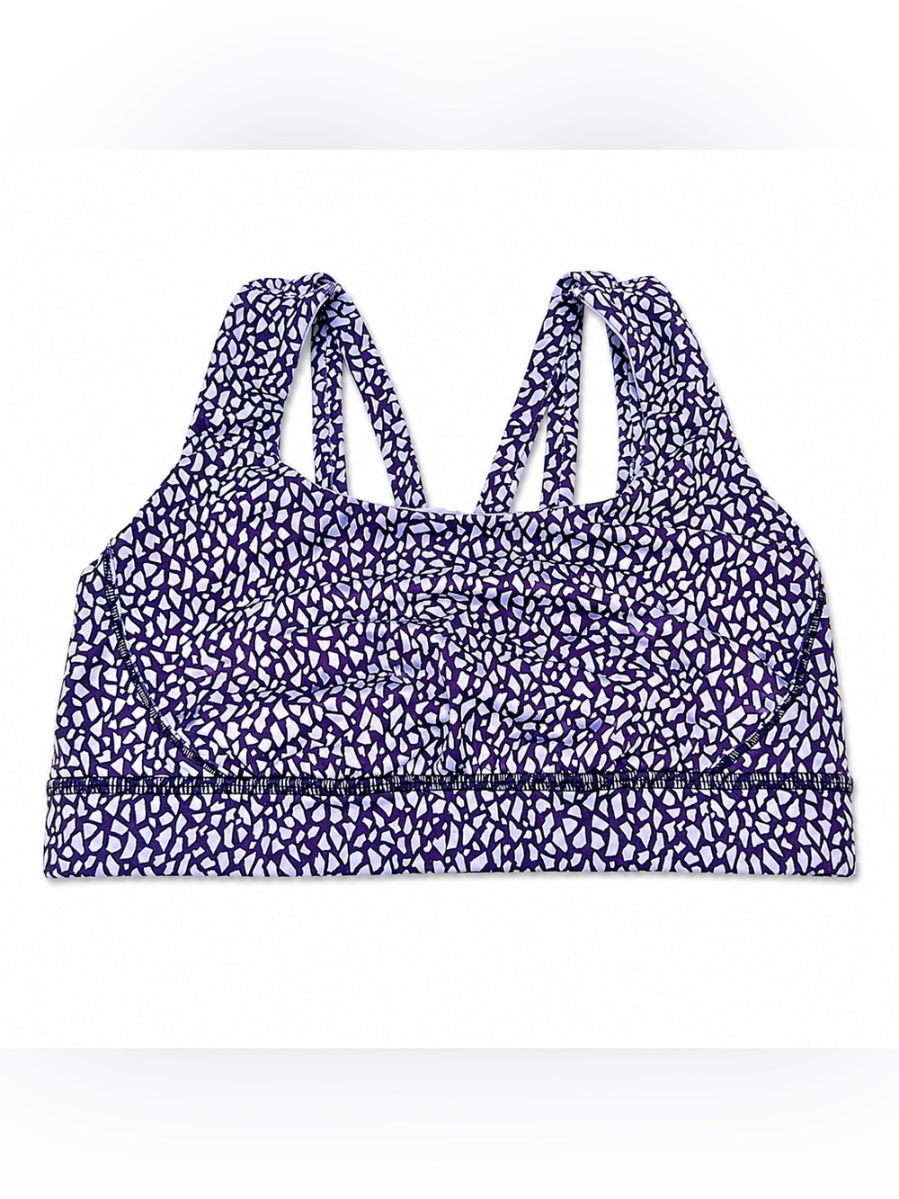 Lululemon Energy Bra Miss Mosaic Purple Sports Bra athleisure women Size 4